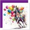 Horse Birthday Card - Pony Equestrian Horse birthday card 145