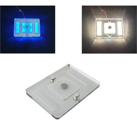 Marvix RV LED Ceiling Light 12V 24V Spotlight - Dimmable Day/Night, Blue/White Touch Switch Controlled Ceiling Spotlight - 3.93 x 2.95 inch Super Bright Motorhome, Caravan, Campervan & Boat Lighting