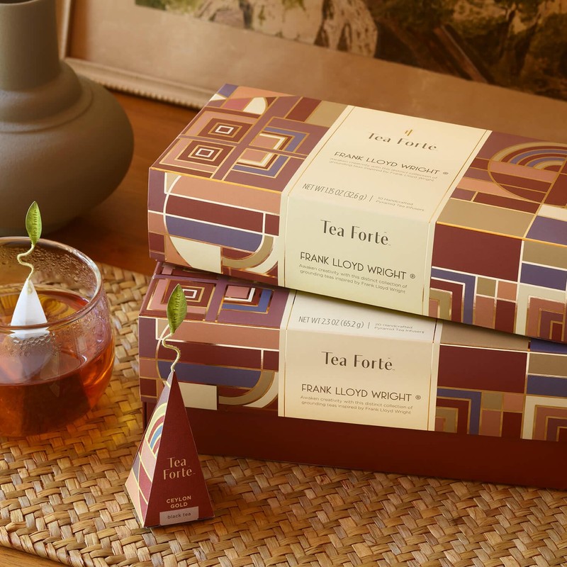 Tea Forte Frank Lloyd Wright Presentation Box Tea Sampler Gift
