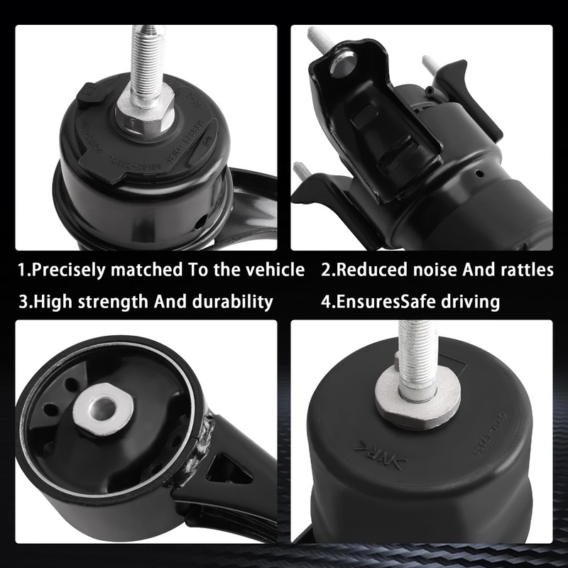 YWPXMY Engine Motor and Transmission Mount Kit Compatible with 2014-2016