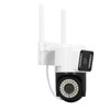 Dual Lens Security Camera HD 2MP Night Vision Motion Detection
