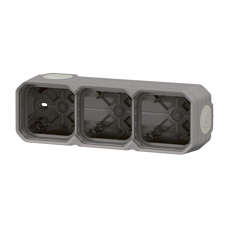 LEGRAND, Plexo 069680L Wet Room Surface-Mounted Box 3-Way Surface-Mounted Housing
