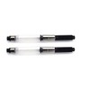 Schmidt K6 Threaded Universal Fountain Pen Ink Converter, Nickel-Plated - Pack of 2