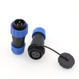 ZBLZGP Electrical Wire Connectors Ip68 SD20 Square Male to Female Connector for Led Outdoor Lighting Cable Waterproof Connector