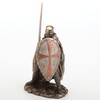 Veronese Design 7 7/8 Inch Knights Templar Crusader Wielding Sword