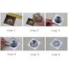 Square Floor Drain Thickened Stainless Steel Bathroom Tile Insert Floor