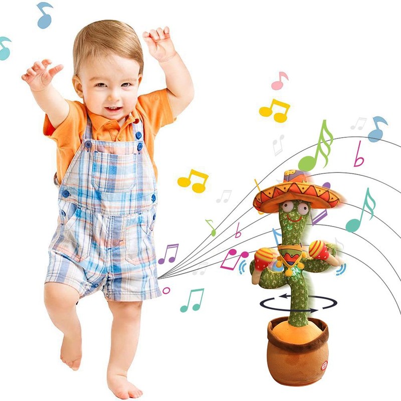 Cactus Plush Toy Singing and Dancing Cactus Electronic Cactus Plush