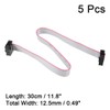 TA-VIGOR 10 Pins IDC Flat Ribbon Cable, 30cm 2.54mm Pitch,