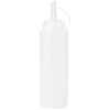 Vogue E626 Brown Squeeze Sauce Bottle, 24 oz.
