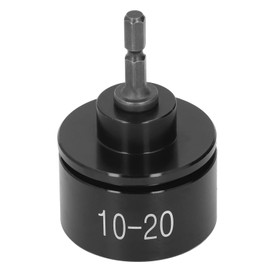 LOCADENCE Electric Capping Machine Bit, Waterproof Metal Bottle Capper Capping Machine Accessory, Good Sealing Accessory with Silicone Pad Inner for 10‑20mm Bottle Cover Tightening Loosening