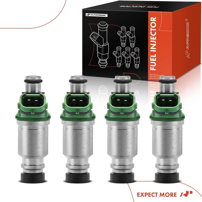 A-Premium Set of 4 Fuel Injectors Compatible with Toyota Camry