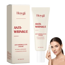 Anti-Aging Augencreme mit 4% Retinol & Hyaluron, Retinol Creme gegen Falten und Augenringe, Glättende Augenpflege bei Tränensäcken & Dunklen Augenringen, Feuchtigkeitsspendende Eye Cream, 30g