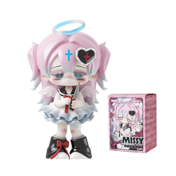 BAHOMU Anime Blind Box, Cute Missy Sweet Mourning Laurie Series