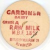 Milk Bottle Cap - Gardiner Dairy - OSDA - (Reedsport, OR, Oregon) - RAW