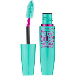 Maybelline Volum' Express The MegaPlush Washable Mascara, Blackest Black [270], 0.3 oz (Pack of 2)