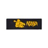 Martial Arts White Head Band Headband) - Black Ninja