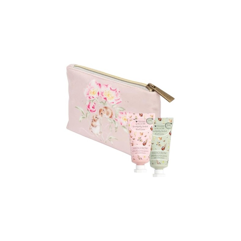 Wrendale Designs - Hedgerow' Hare and Mouse Mini Hand Cream