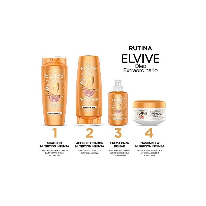 L'Oreal Paris Shampoo, Oleo Coco Elvive, 680 ml