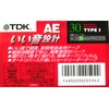 TDK CASSETTE TAPE AE 30 AE – F