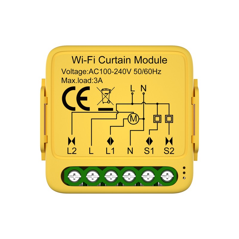 Tuya WIFI Intelligent Curtain Module Louver Switch Electric Motorized Curtain