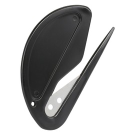 Kesote Pack of 4 Letter Openers, Foil Cutter with Metal Blade and Plastic Handle, First Day of School, Black