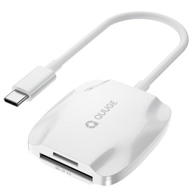 QUUGE Type-C SD 4.0 Card Reader with OTG Function 2-in-1 USB Type C 3.1 TF SD 4.0 Card Reader Type c 2 Cards Simultaneously Read and Write Bidirectional Rapid Transfer for Micro
