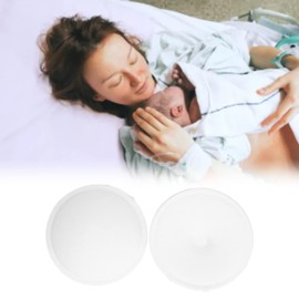 Washable Nursing Pads, Pack of 12 Pure Cotton Nursing Pads, Leak-Proof, Strong Absorbent for Breastfeeding for Women