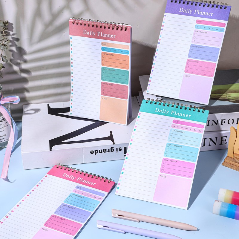 Molain 10 Pack Daily To Do List Notepad, Beautiful To