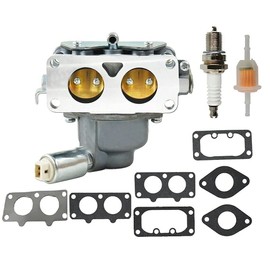 Fremnily Compatible with Carburetor Carb 2 Barrel Replaces Nikki 498751 for Briggs Stratton 20Hp 21HP V-Twin Intek Engine 498751 266 2408
