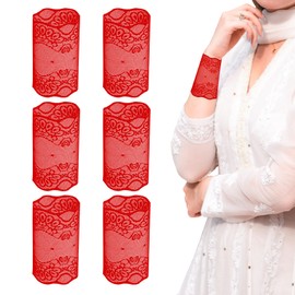 bvya Women Lace Wrist Arm Cuff Bracelet Stretch Bands Sleeve