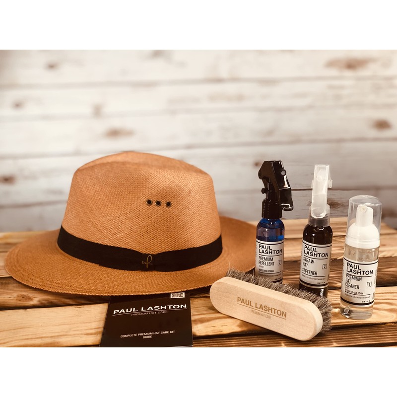 Paul Lashton Complete Premium Hat Care Kit with Foam Cleaner,