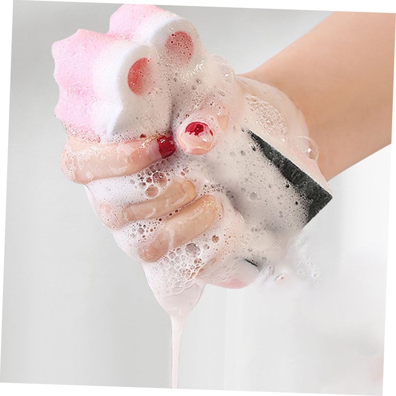 GRIRIW 6 Pack Kitchen Cleaning Sponges Dish Pot Pan Scrub