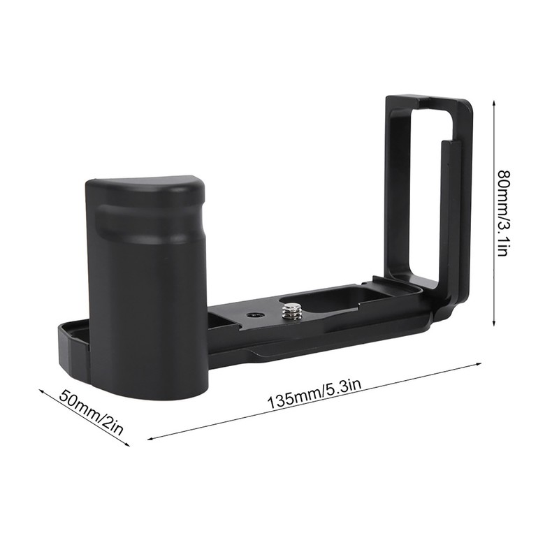 Metal Quick Release Plate L Bracket Hand Grip for Olympus