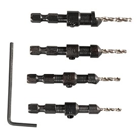 Makita D-73455 Countersink with Drill Bit, 4 Piece Set