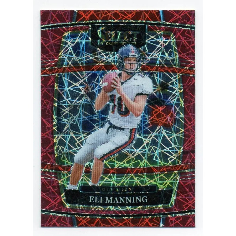 2022 Select Draft Concourse Red Lazer Eli Manning Giants (Usado)
