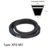 sourcing map XPZ987 V-Belt Drive Belt 987 mm Pitch Length