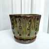 Grdthzey Ceramic Orchid Pots with Attached Saucer and Drainage Hole