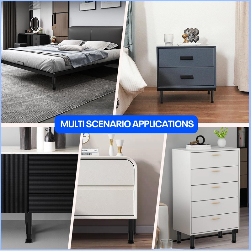 SKMYL Adjustable Height Center Bed Support Leg for Sagging Shelf,