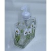Hand painted White and Yellow Daisy Soap or Lotion Dispenser