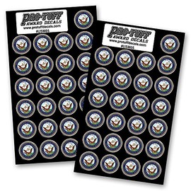 Pro-Tuff Decals Military Tribute Decal Set (50 Decals) (Navy Traditional)
