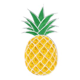 PatchMommy Pineapple Patch Fruit Iron-On Appliqué for Clothes Jeans Jackets Children Baby