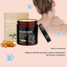Manteca Bovina Orgánica MOPOYAT Crema Facial Hidratante Antiacné