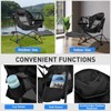 Ainfox Hammock Camping Chair with Footrest, Foldable Portable Rocking Chairs