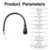 QTEATAK 50cm Female Connector Extension Cord - 125V 15A 2-Pole