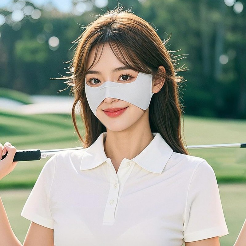 Sun Protection Face Cover, Golf Under Eye Patches, UV Blocking