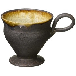 Marui Pottery Shigaraki Ware Hechamon, Demitass, Cup, Brown Tag