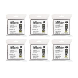 Jabón Corporal con Esponja Integrada 2 en 1, Exfoliación Suave, Aroma Carbón Activado, Pack 6 Piezas, ESPONJABON T.TAIO