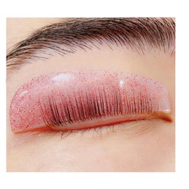 Korean Lash Lift Shields Asian Flat Shields 1mm Thin Lash Lift Pad For NO.1 Perm Soften EyeLash Lifting Shield For Salon Usage Flatter Rods For Perming Lashes Thoroughly (Hot Pink)