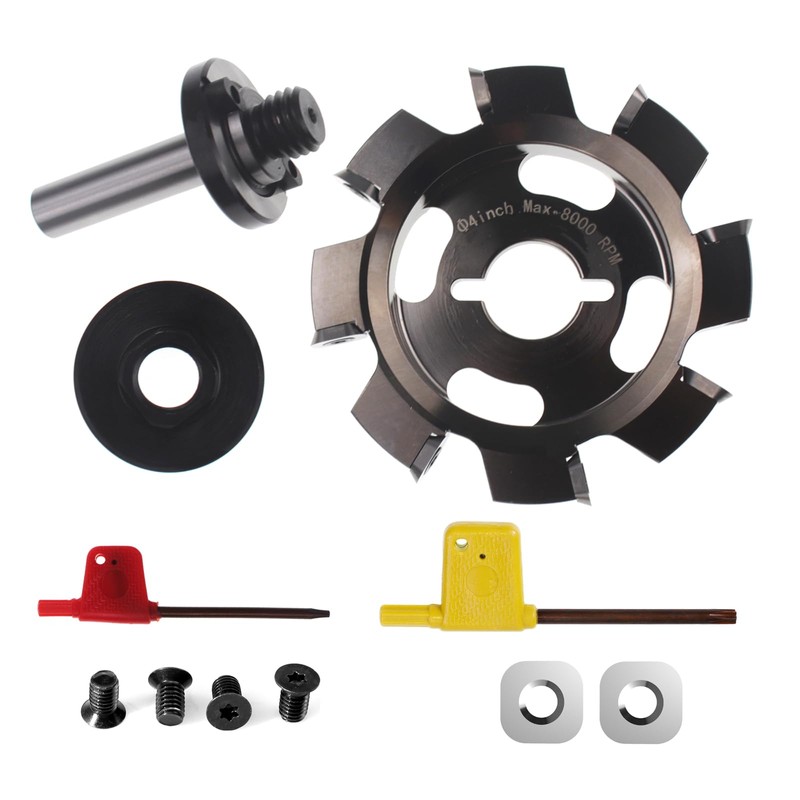 CNC Spoilboard Surfacing Router Bit 10 Blades With Replaceable Cutters