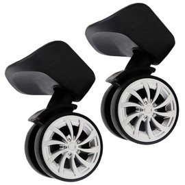 YOLUFER 360 Degree Swivel Wheel Replacement Luggage Travel Suitcase Wheels Suitcase Wheel Replacement Swivel (Pair)